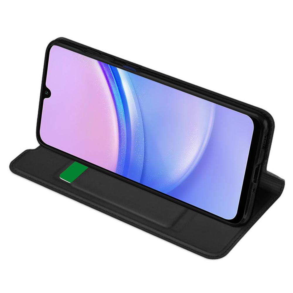 Coque pour Samsung Galaxy A15 5G A156 / A15 A155, Techsuit, Magskin Book, Noire
