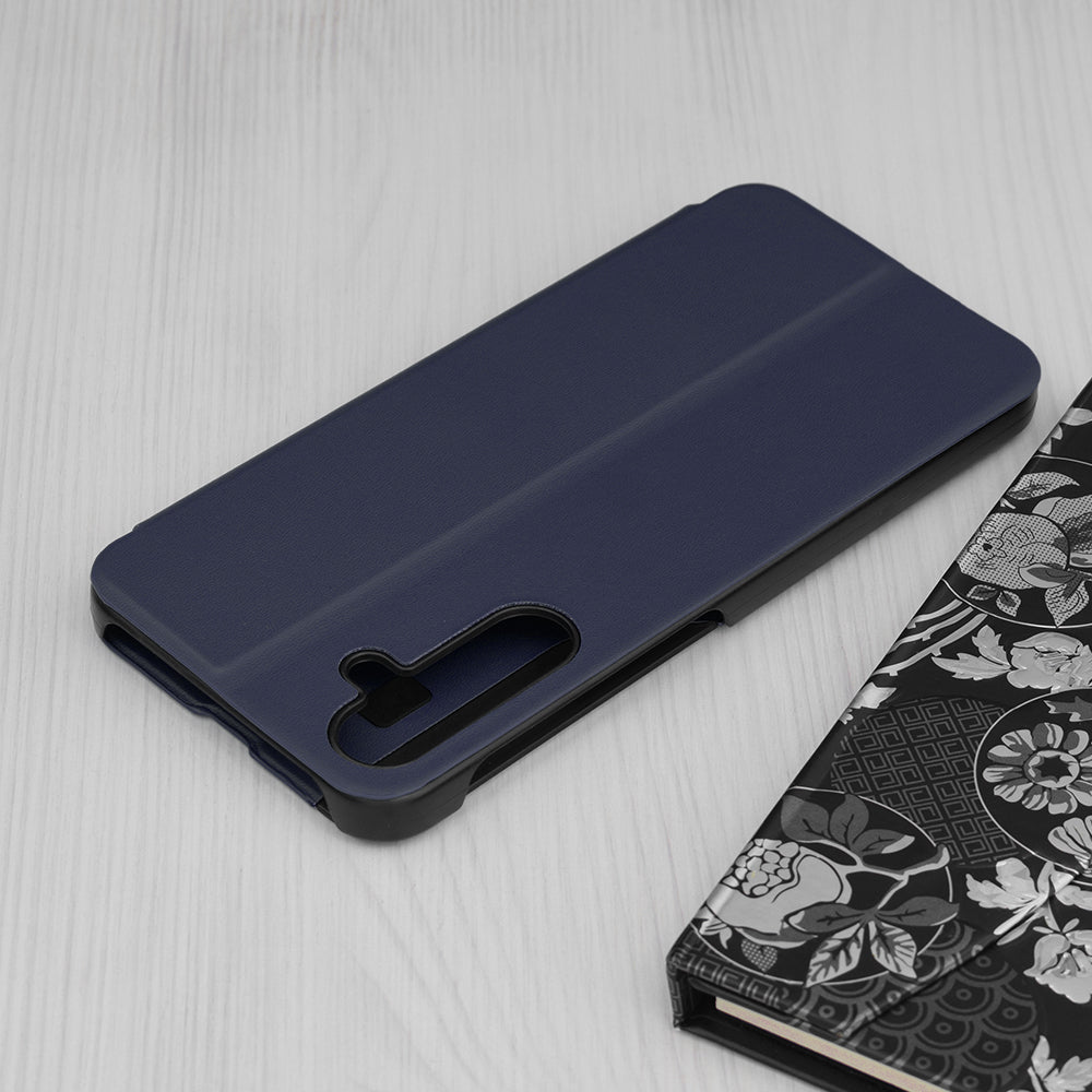 Coque pour Samsung Galaxy A16 5G A166 / A16 4G A165, Techsuit, eFold, Bleu Foncé
