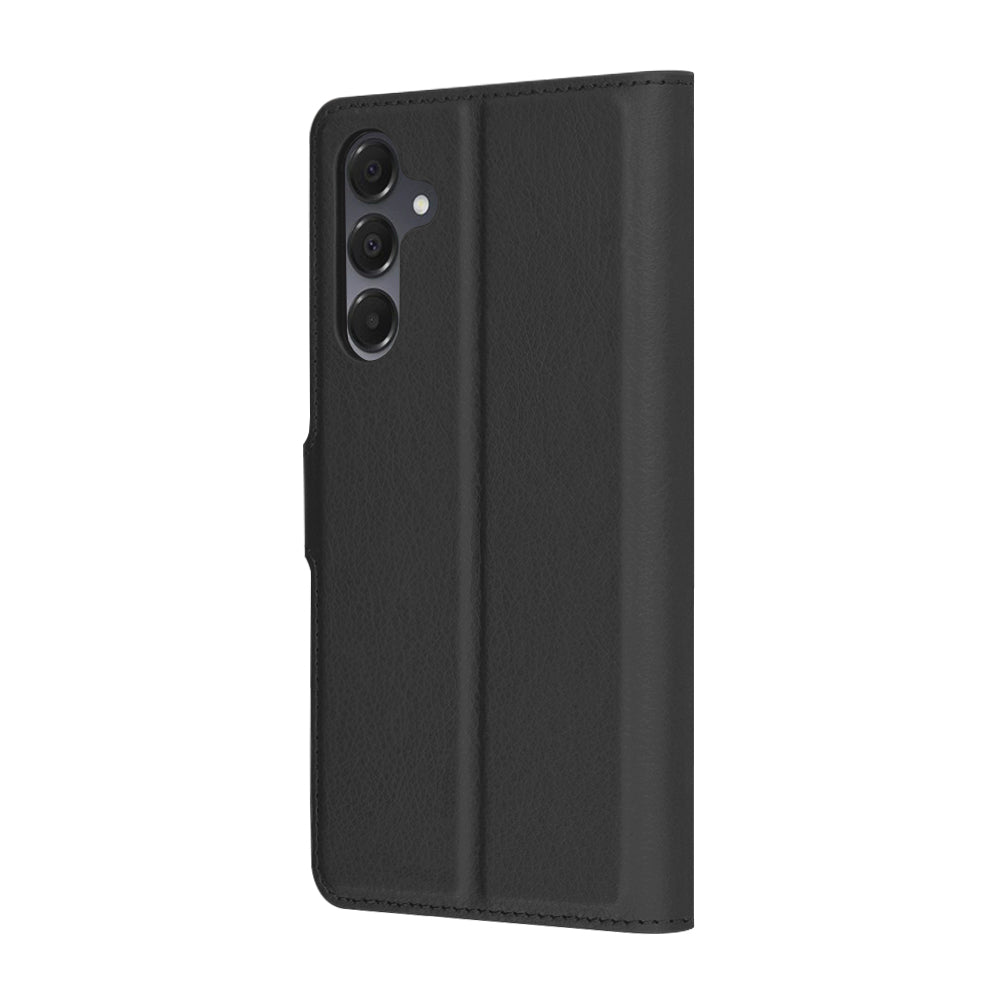 Coque pour Samsung Galaxy A16 5G A166 / A16 4G A165, Techsuit, Folio en cuir, Noire