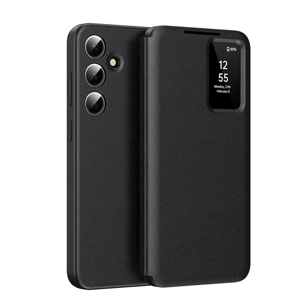 Coque pour Samsung Galaxy A16 5G A166 / A16 4G A165, Techsuit, SmartView, Noire