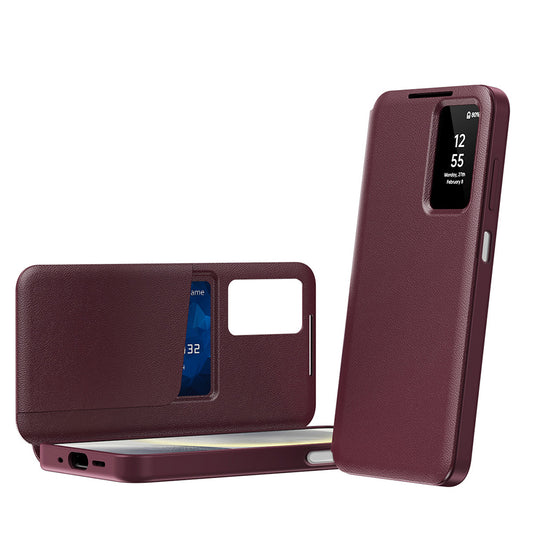 Coque pour Samsung Galaxy A17 4G / A17 5G / A26 A266, Techsuit, SmartView, Rouge
