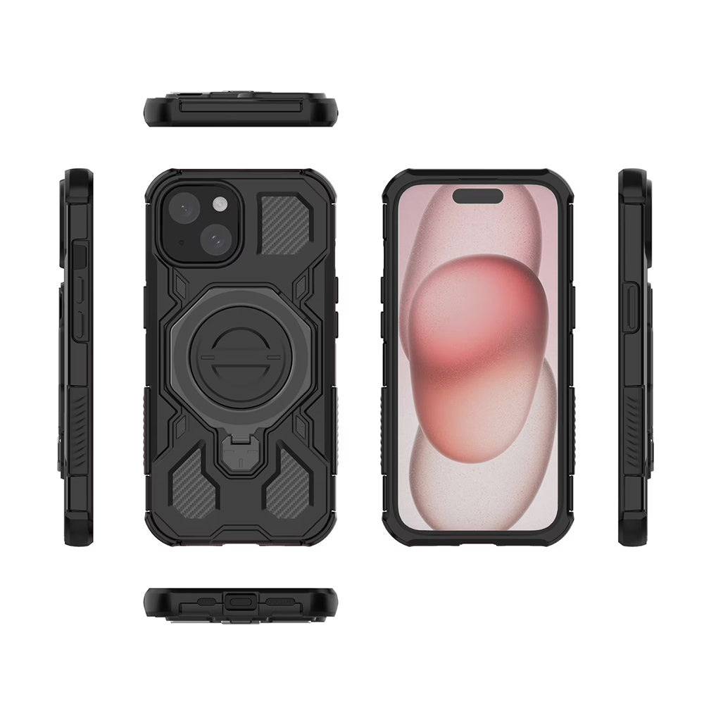 Case for Samsung Galaxy A17 4G / A17 5G, Techsuit, Carbon Shield Pro, Smoky