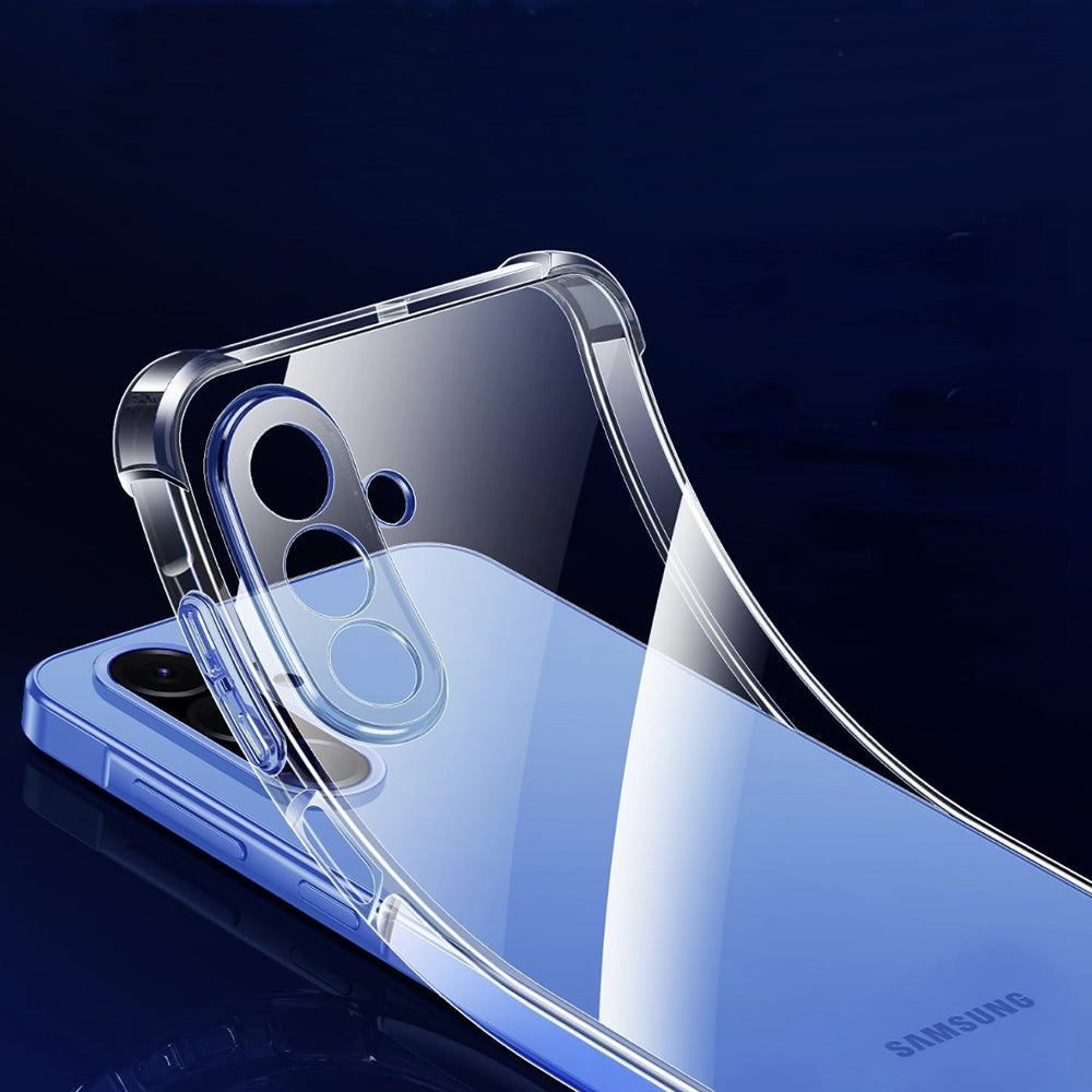 Case for Samsung Galaxy A18 5G A186 / A18 4G A185 / F17 / M17 / A17 4G A175, Techsuit, Shockproof Clear, Transparent