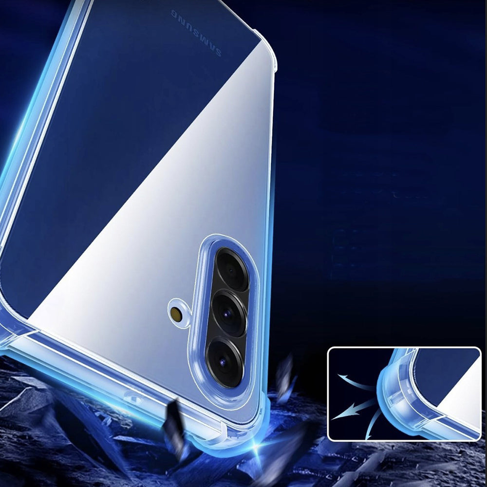 Case for Samsung Galaxy A18 5G A186 / A18 4G A185 / F17 / M17 / A17 4G A175, Techsuit, Shockproof Clear, Transparent