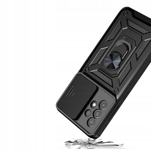Case for Samsung Galaxy A23 5G A236 / A23 A235, Techsuit, CamShield, Black