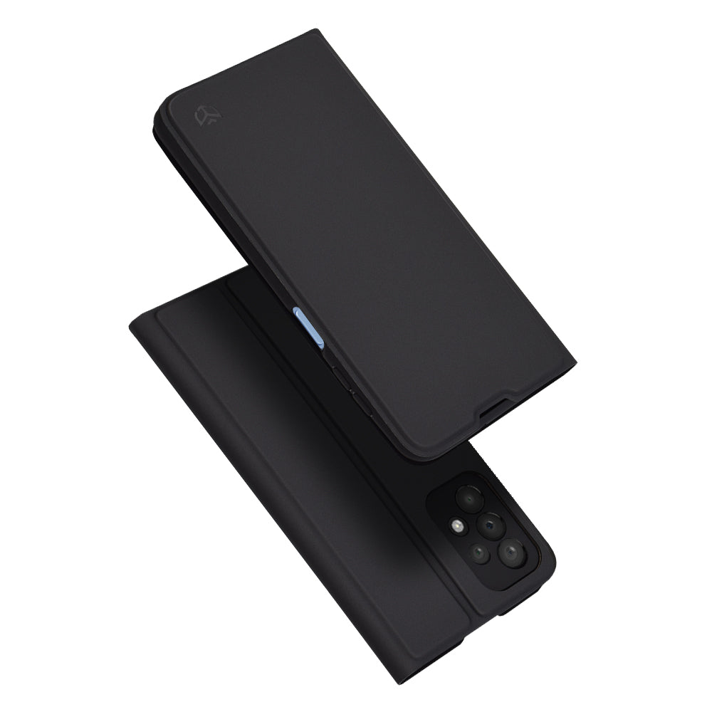 Coque pour Samsung Galaxy A23 5G A236 / A23 A235, Techsuit, Magskin Book, Noire