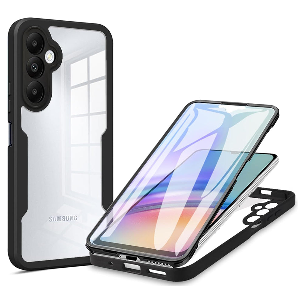 Coque pour Samsung Galaxy A25 A256, Techsuit, ColorVerse 360, Noire