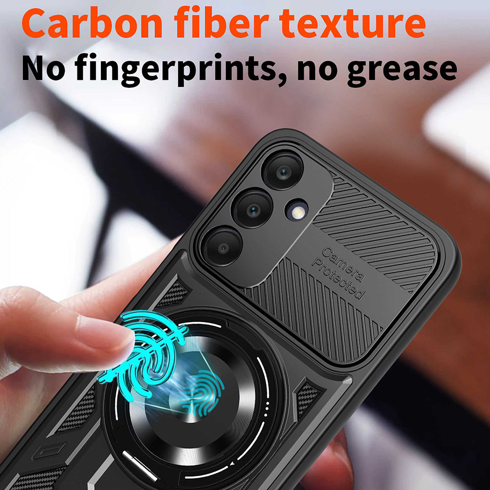 Coque pour Samsung Galaxy A25 A256, Techsuit, RuggedCam, Violet