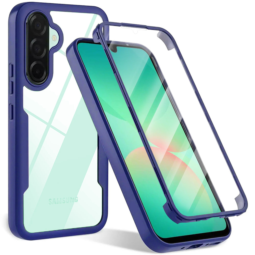 Coque pour Samsung Galaxy A26 A266, Techsuit, ColorVerse 360, Bleue
