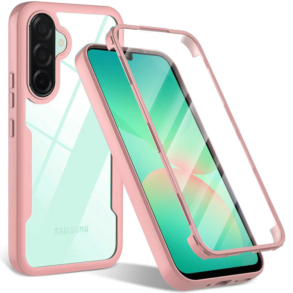Coque pour Samsung Galaxy A26 A266, Techsuit, ColorVerse 360, Rose