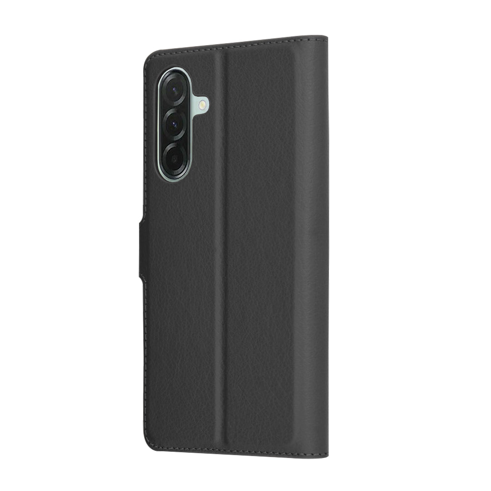 Coque pour Samsung Galaxy A26 A266, Techsuit, Leather Folio, Noire