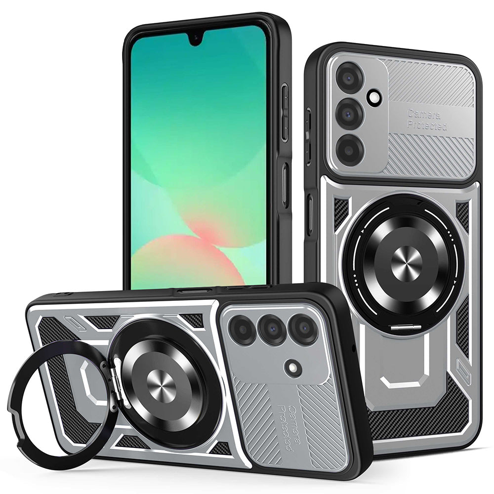 Coque pour Samsung Galaxy A26 A266, Techsuit, RuggedCam, Gris
