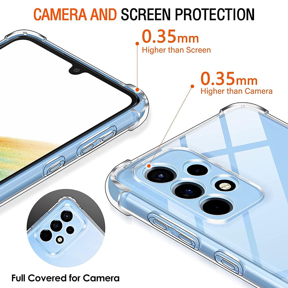 Coque pour Samsung Galaxy A33 5G A336, Techsuit, Antichoc Claire, Transparente
