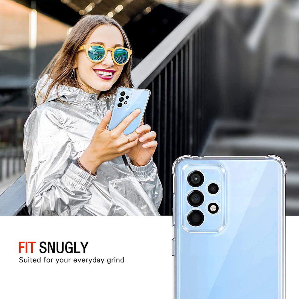 Coque pour Samsung Galaxy A33 5G A336, Techsuit, Antichoc Claire, Transparente