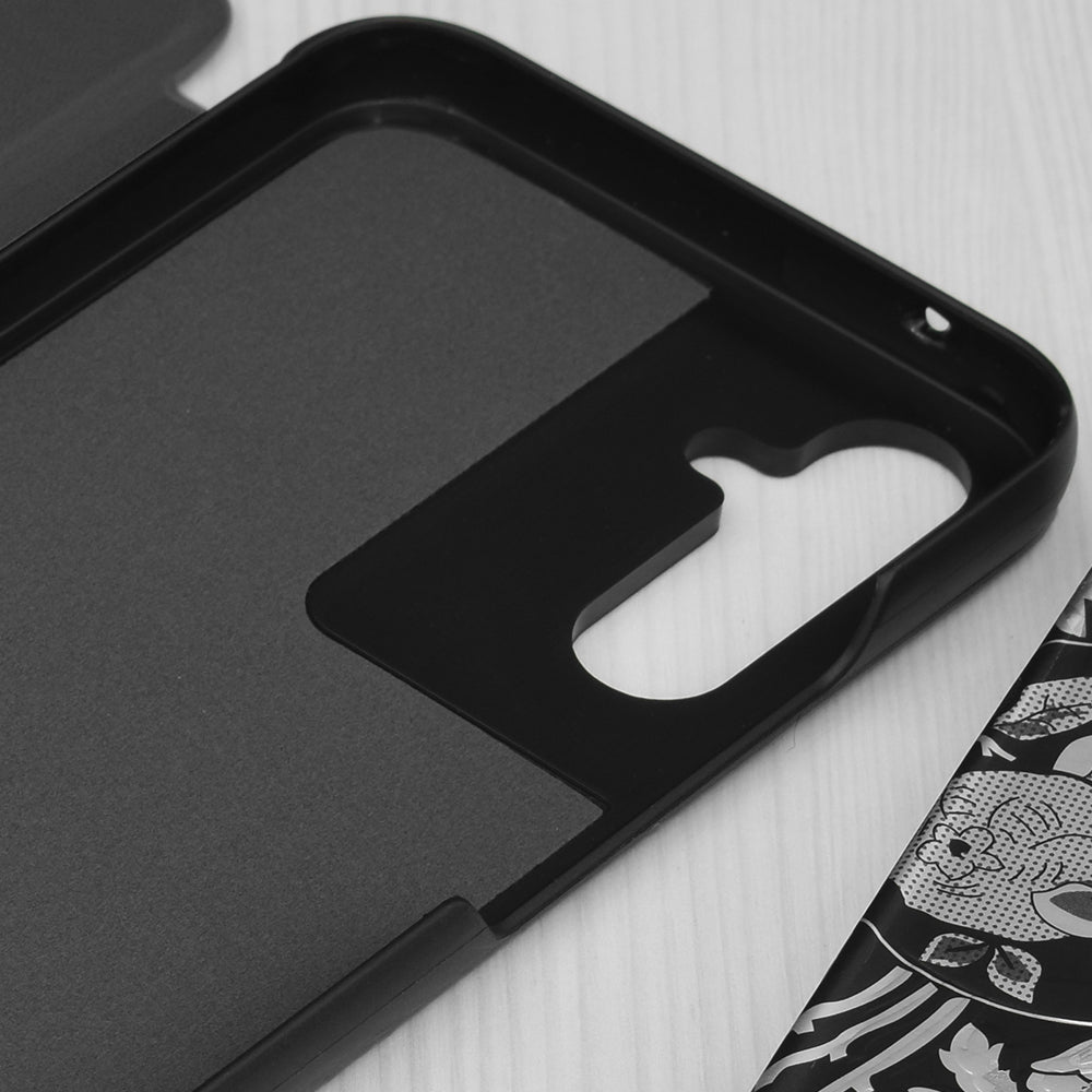Coque pour Samsung Galaxy A34 A346, Techsuit, eFold, Noire