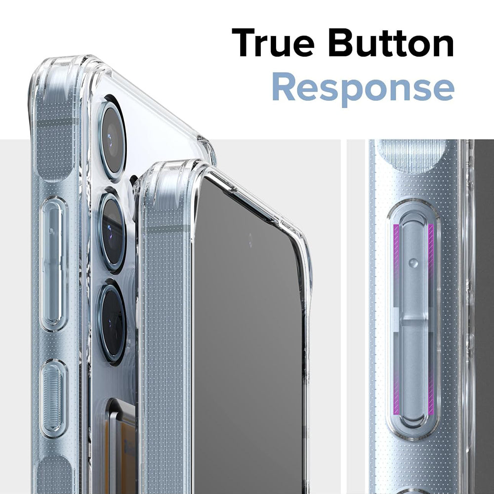 Coque pour Samsung Galaxy A35 5G A356, Ringke, Fusion Card, Transparente