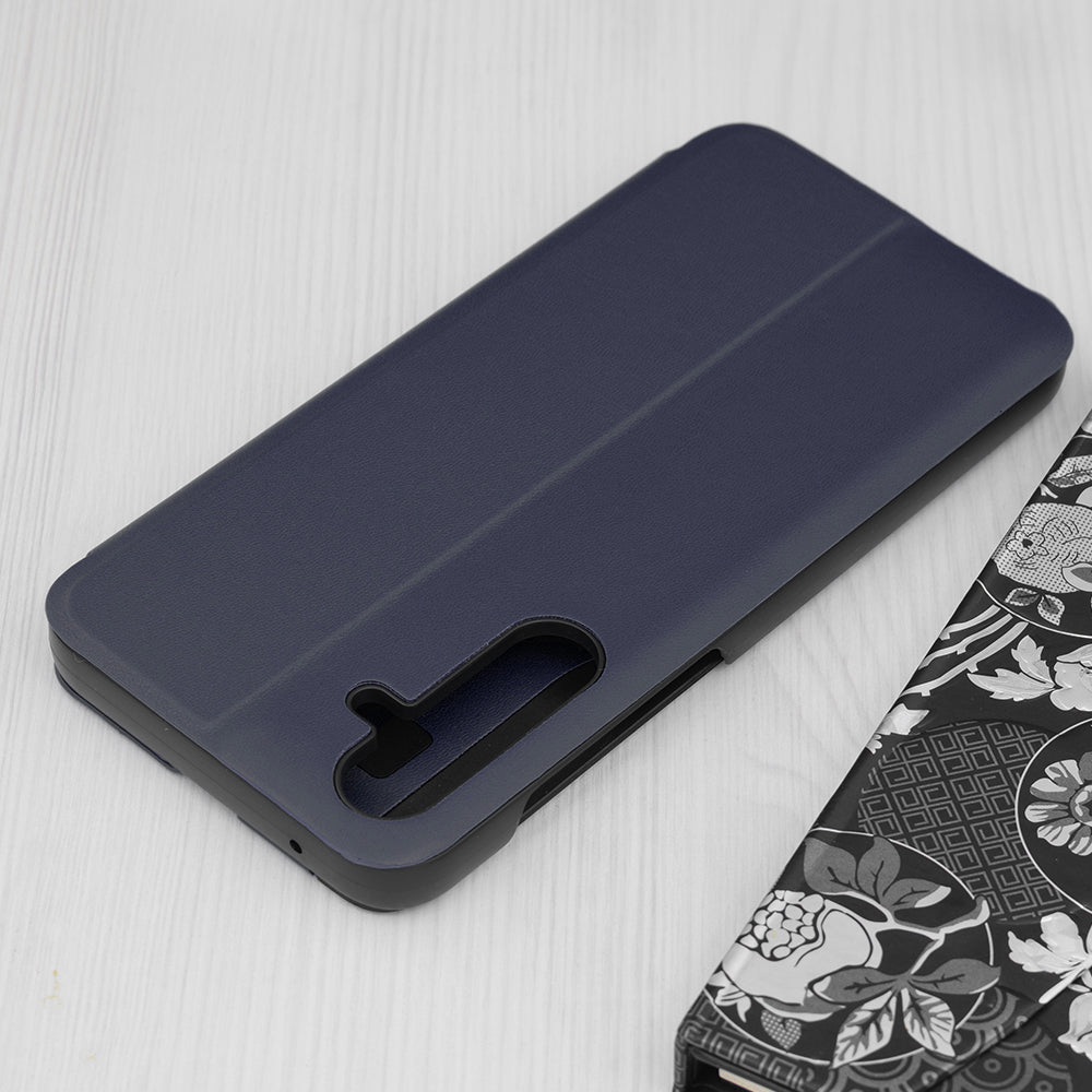 Coque pour Samsung Galaxy A35 5G A356, Techsuit, eFold, Bleu Foncé