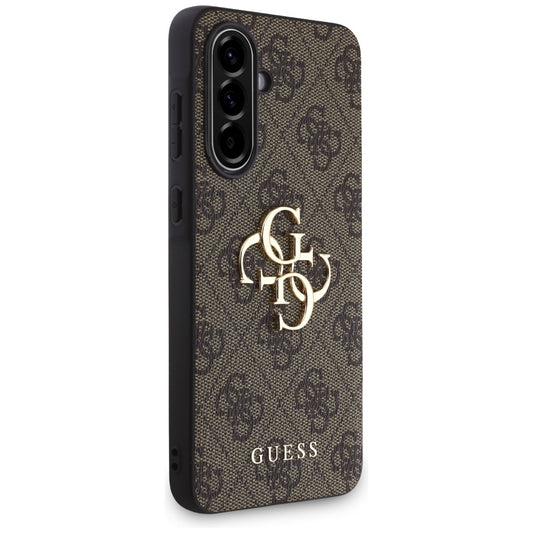 Case for Samsung Galaxy A36 A366, Guess, 4G Big Logo, Brown