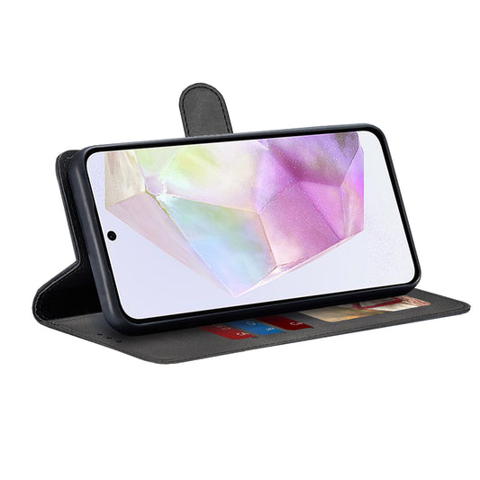 Coque pour Samsung Galaxy A36 A366, Techsuit, Diary Book, Noire