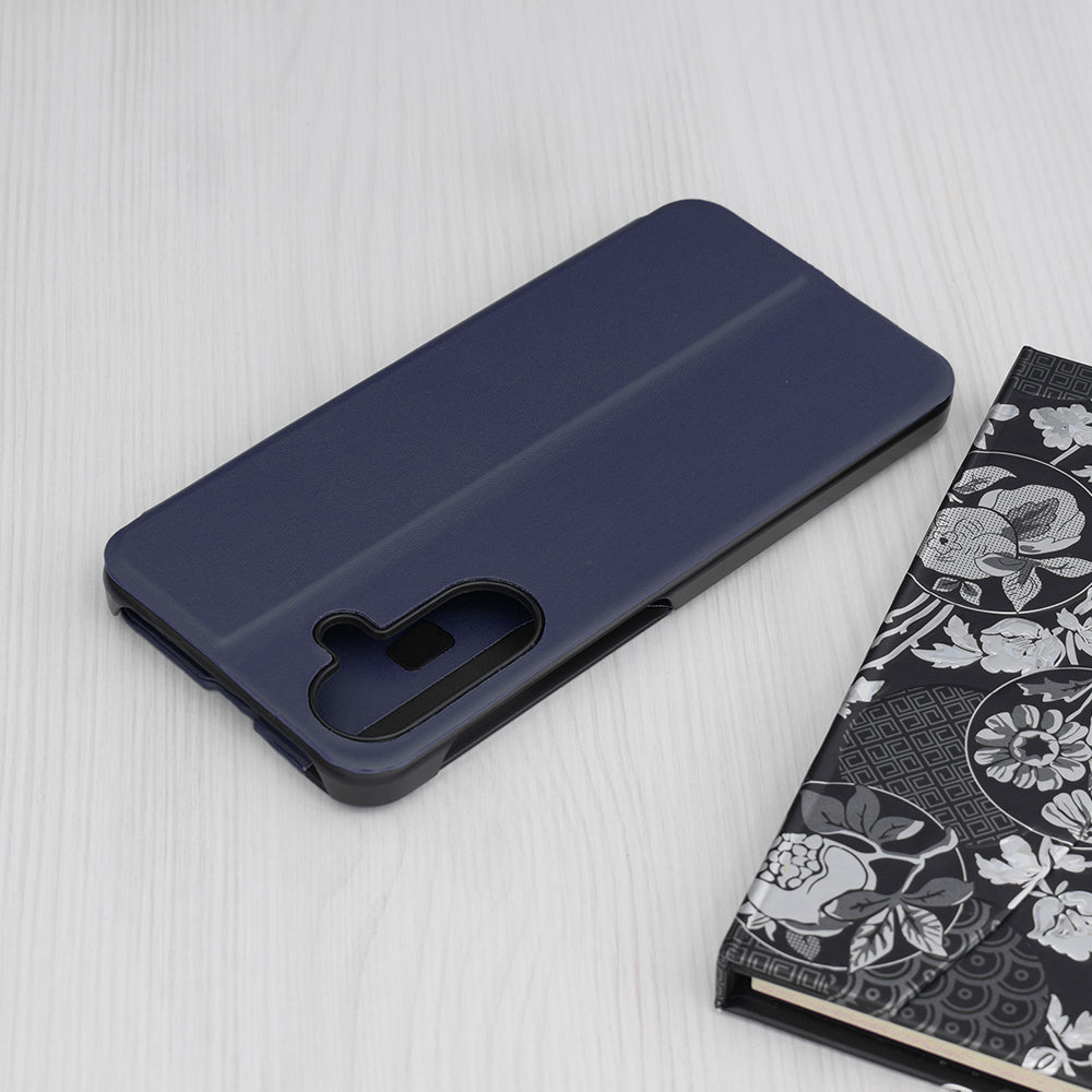 Coque pour Samsung Galaxy A36 A366, Techsuit, eFold, Bleu Foncé