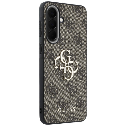 Coque pour Samsung Galaxy A37 5G, Guess, 4G Big Logo, Marron
