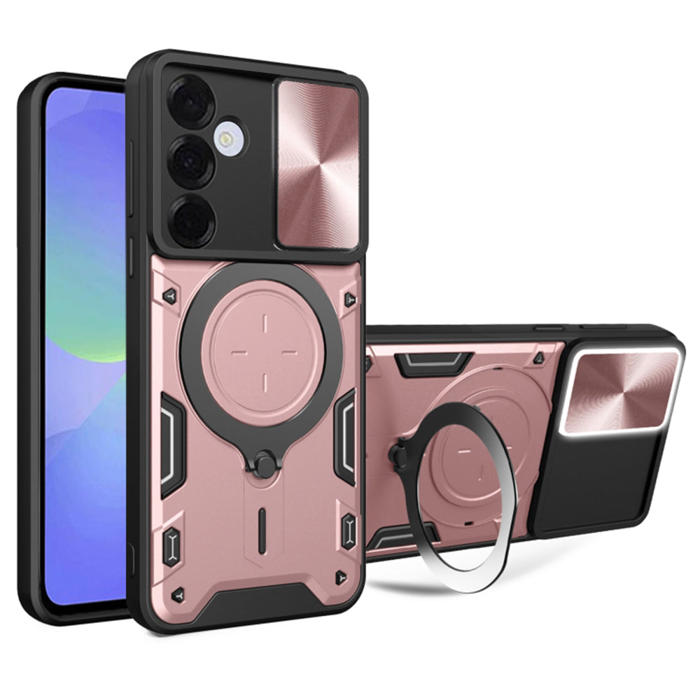 Étui pour Samsung Galaxy A37 5G, Techsuit, CamGuard Pro, Rose Doré