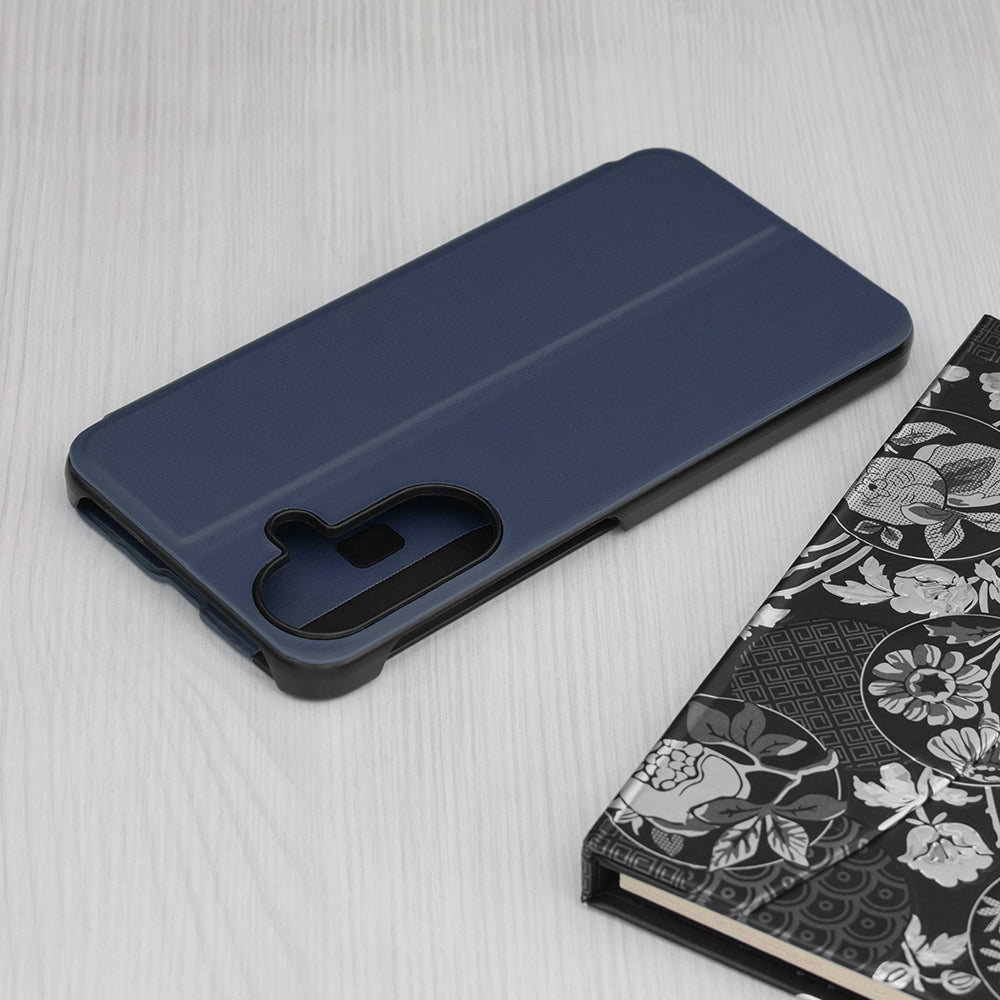 Étui pour Samsung Galaxy A37 5G, Techsuit, eFold, Bleu Foncé