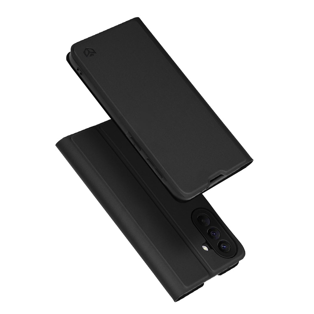 Case for Samsung Galaxy A37 5G, Techsuit, Magskin Book, Black
