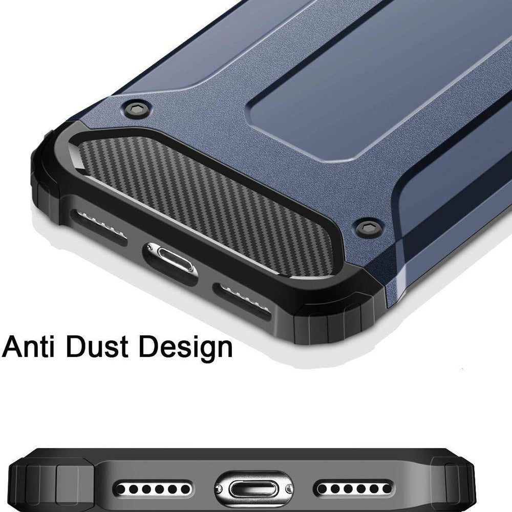 Coque pour Samsung Galaxy A40 A405, Techsuit, Hybrid Armor, Noire