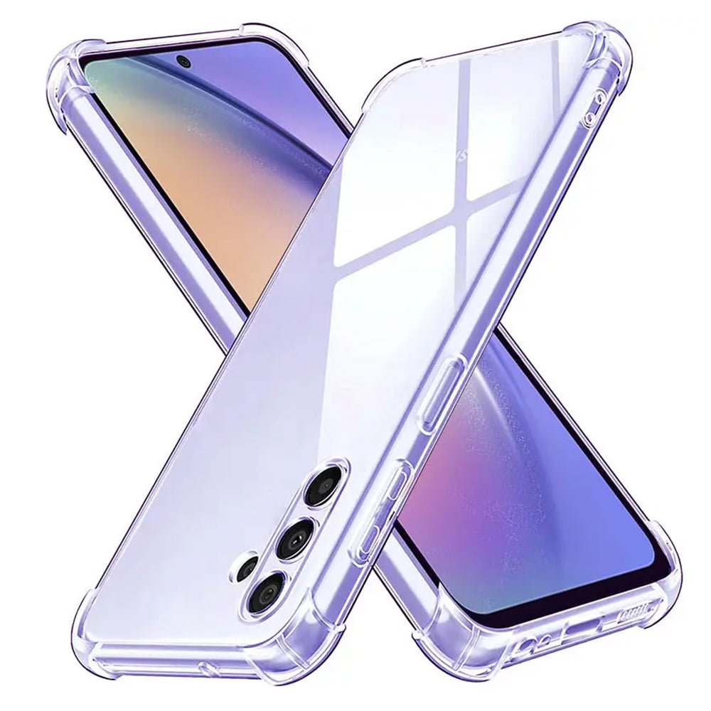 Coque pour Samsung Galaxy A54 A546, Techsuit, Antichoc Claire, Transparente