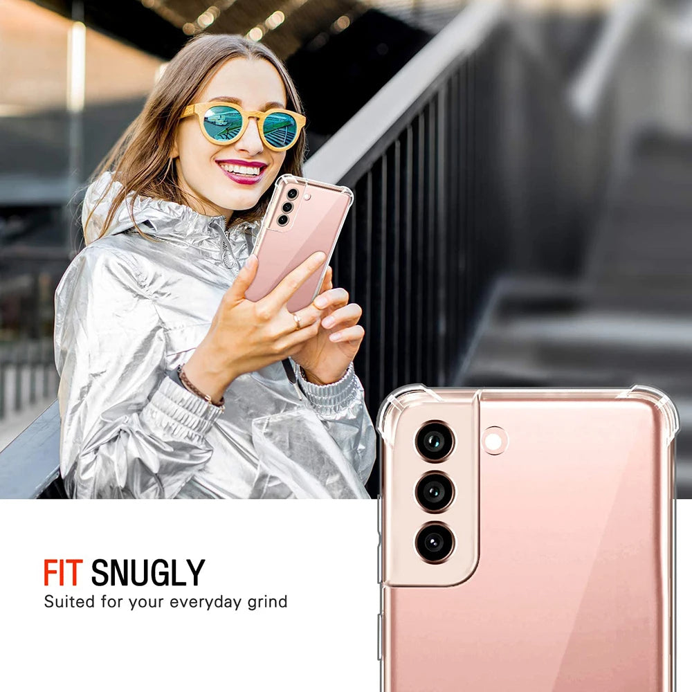 Coque pour Samsung Galaxy A54 A546, Techsuit, Antichoc Claire, Transparente