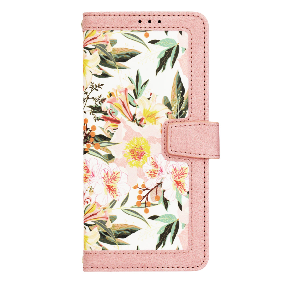 Coque pour Samsung Galaxy A55 5G A556, Techsuit, FlipCraft, Rose