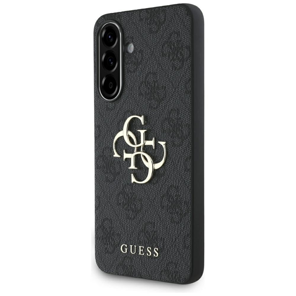 Étui pour Samsung Galaxy A56 A566, Guess, 4G Big Logo, Noir