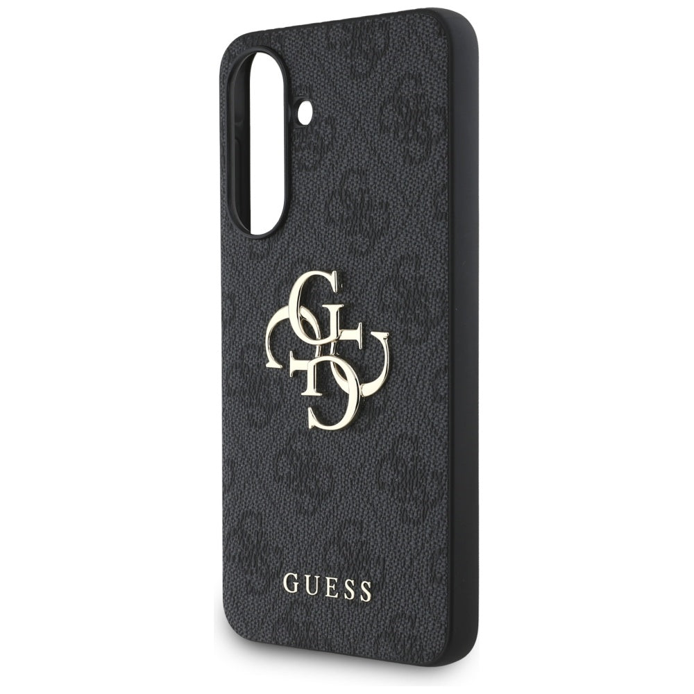 Étui pour Samsung Galaxy A56 A566, Guess, 4G Big Logo, Noir
