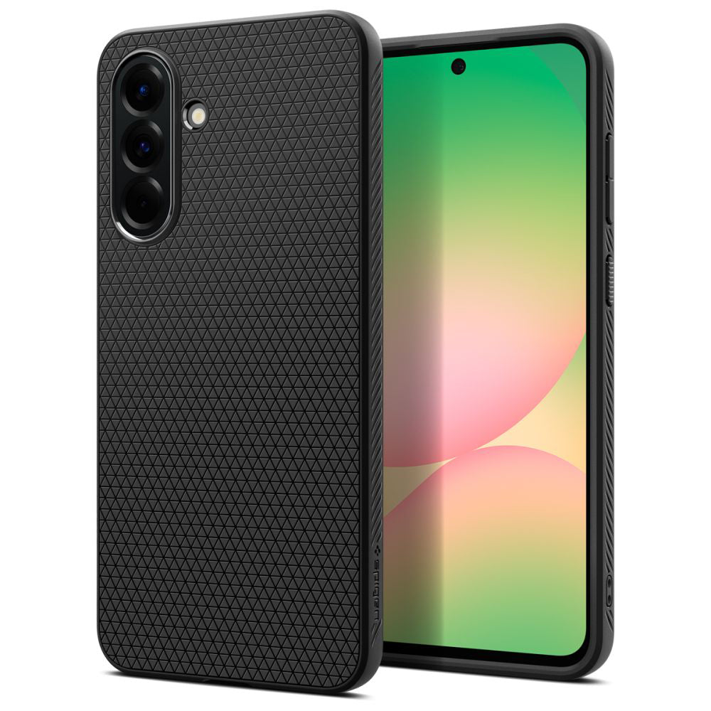 Case for Samsung Galaxy A56 A566, Spigen, Liquid Air, Matte Black ACS09291