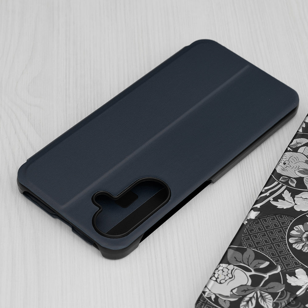 Coque pour Samsung Galaxy A56 A566, Techsuit, eFold, Bleu Foncé