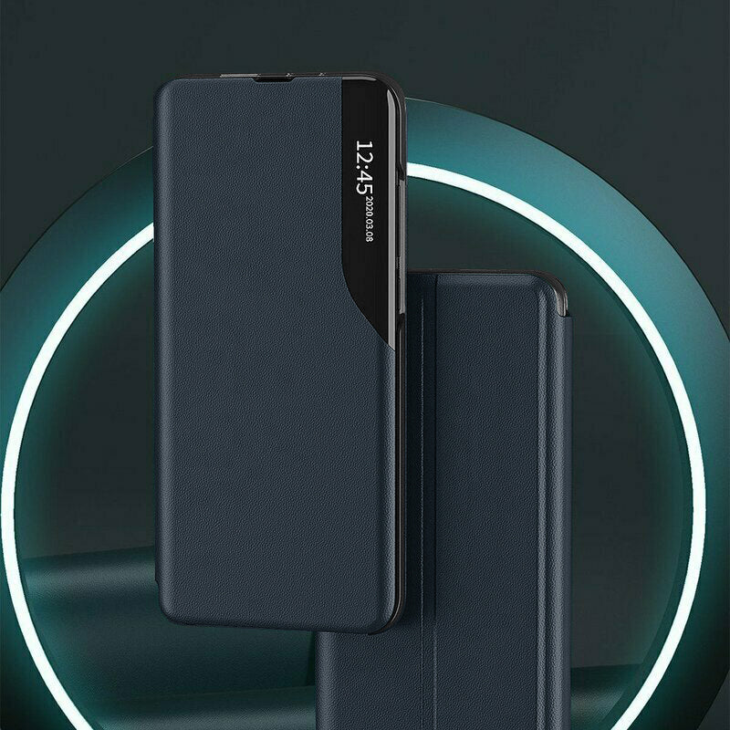 Coque pour Samsung Galaxy A56 A566, Techsuit, eFold, Bleu Foncé