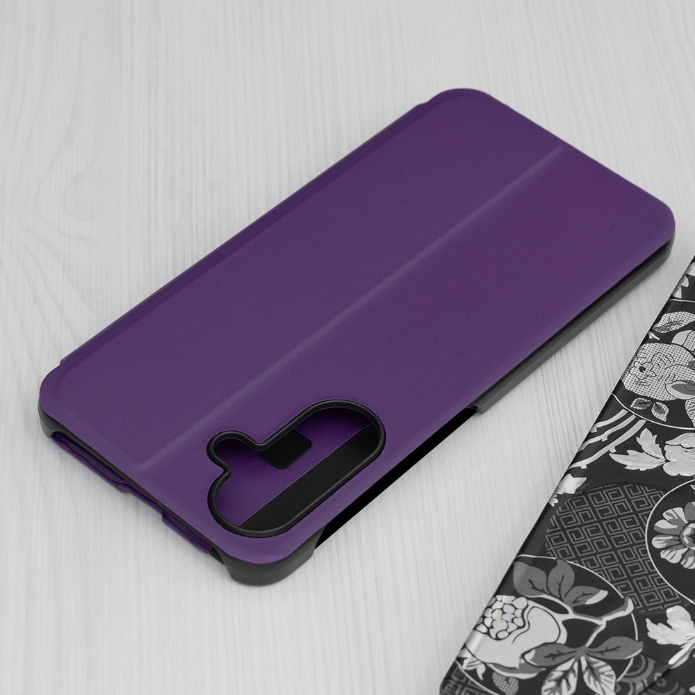 Coque pour Samsung Galaxy A56 A566, Techsuit, eFold, Violet