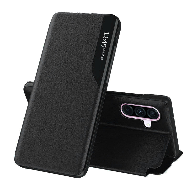 Coque pour Samsung Galaxy A56 A566, Techsuit, eFold, Noire