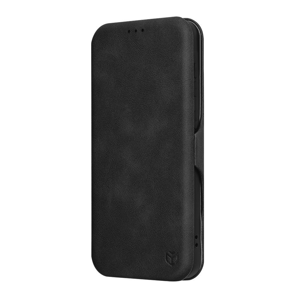 Coque pour Samsung Galaxy A56 A566, Techsuit, Safe Wallet Plus, Noire