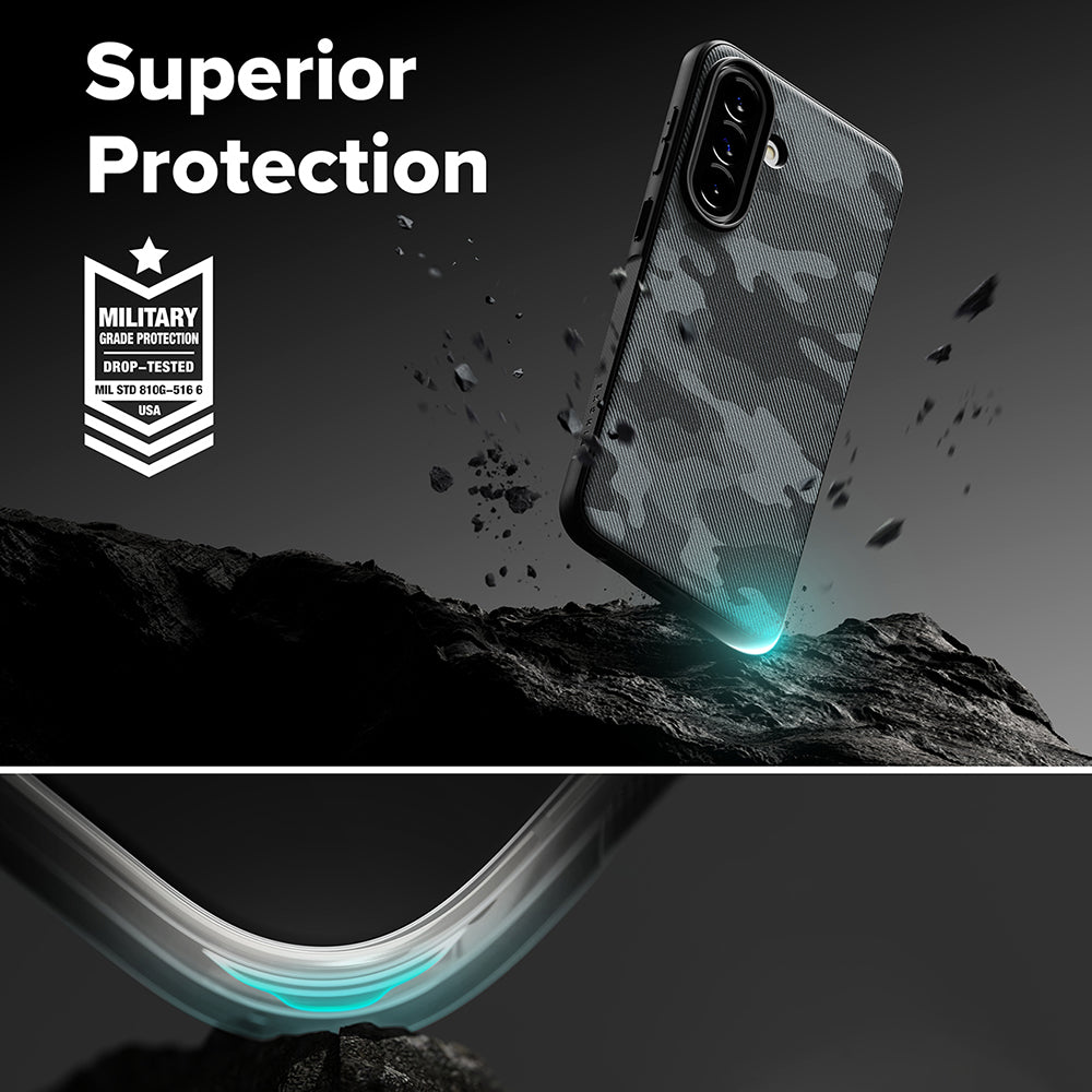 Étui pour Samsung Galaxy A57 5G, Ringke, Onyx, Camouflage