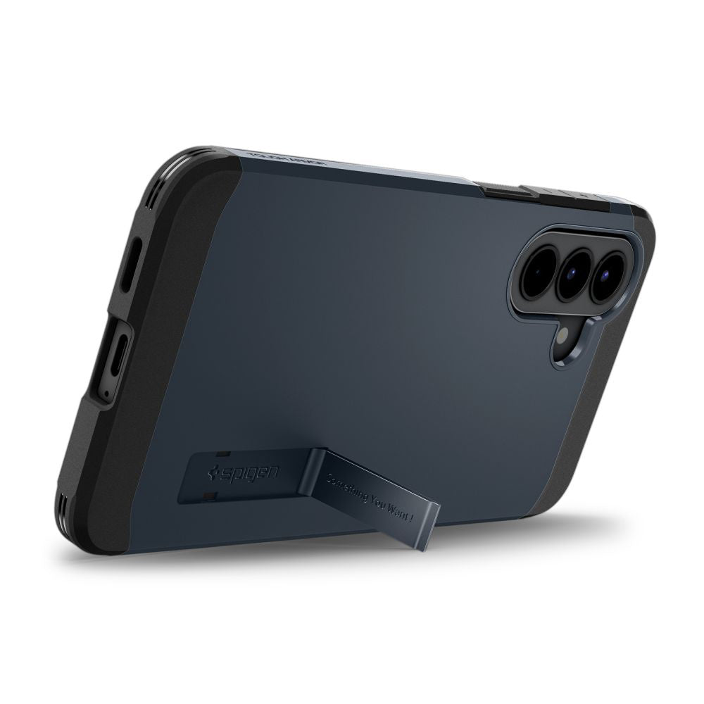 Étui pour Samsung Galaxy A57 5G, Spigen, Tough Armor, Bleu ACS11126