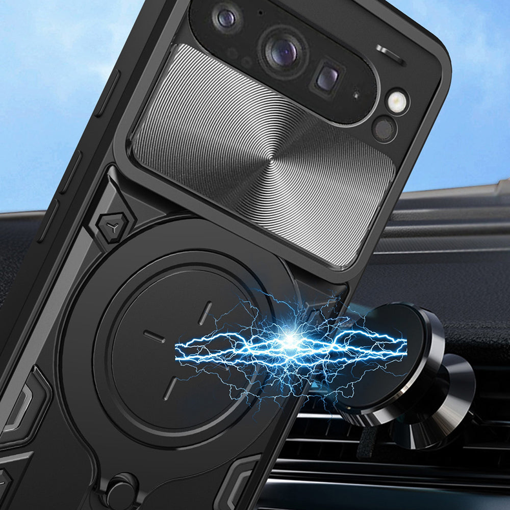 Case for Samsung Galaxy A57 5G, Techsuit, CamGuard Pro, Black