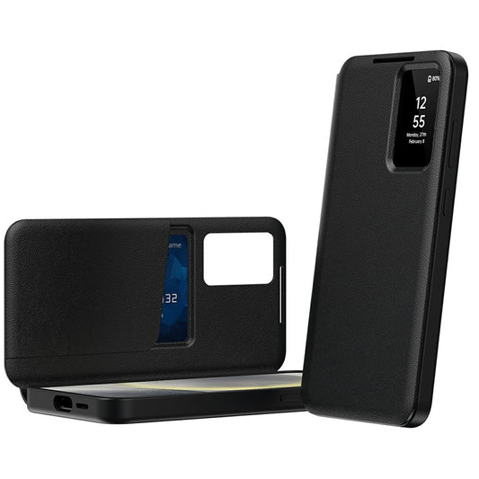 Étui pour Samsung Galaxy A57 5G, Techsuit, SmartView, Noir