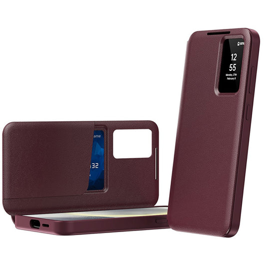 Étui pour Samsung Galaxy A57 5G, Techsuit, SmartView, Rouge