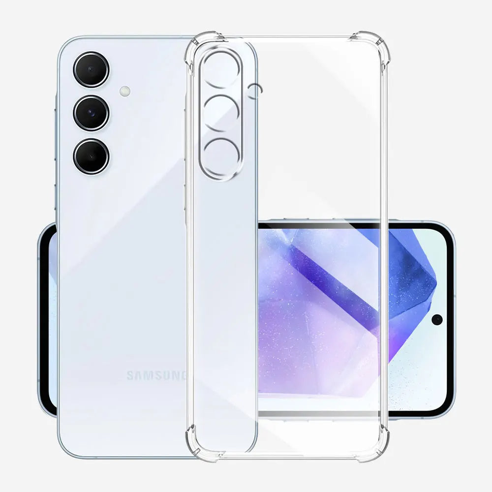 Étui pour Samsung Galaxy M15, Techsuit, Shockproof Clear, Transparent