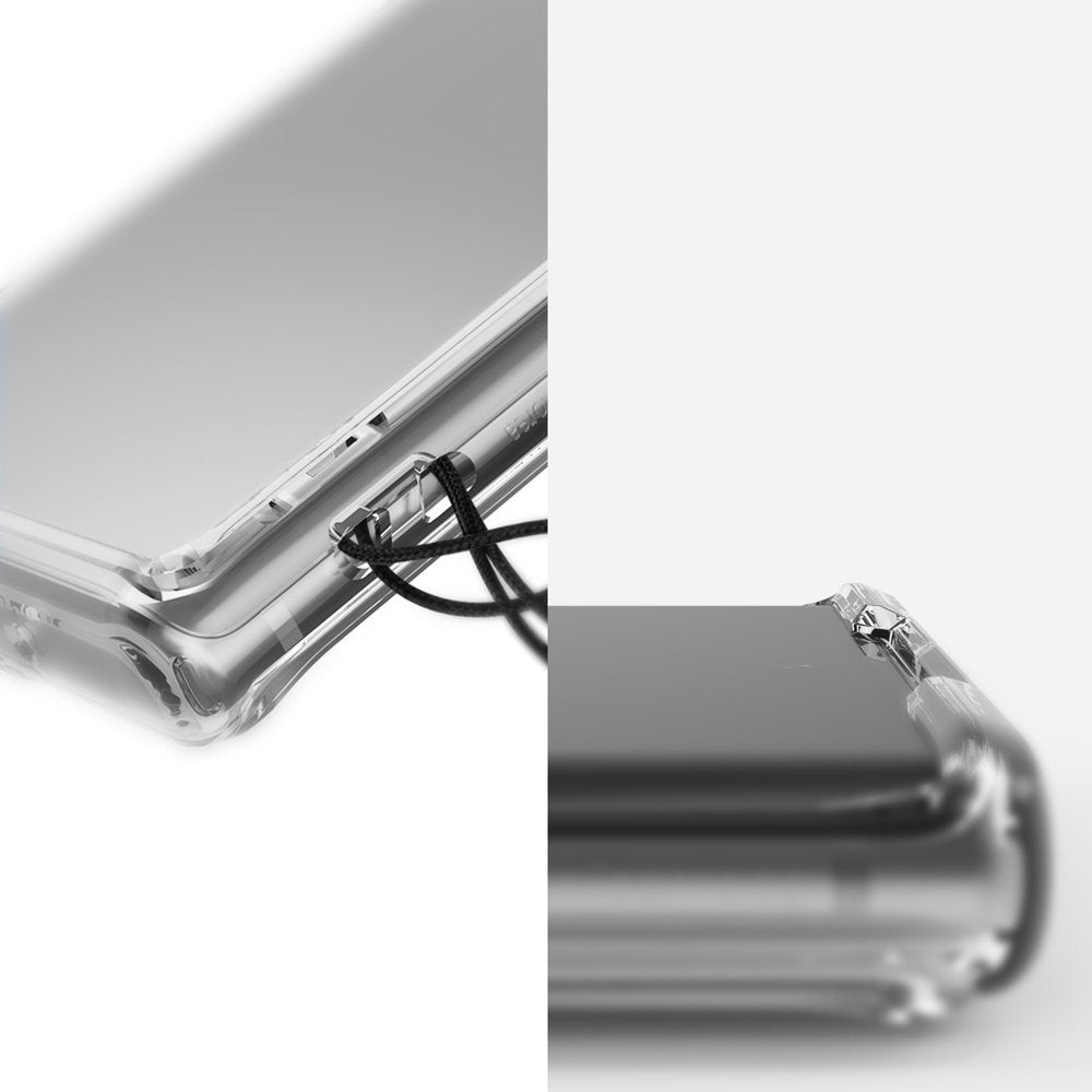 Étui pour Samsung Galaxy Note 10+ 5G N976 / Note 10+ N975, Ringke, Fusion, Transparent