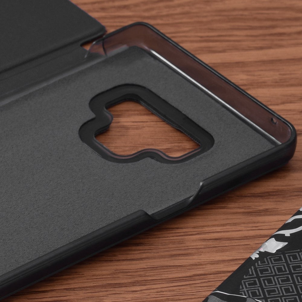 Coque pour Samsung Galaxy Note 9 N960, Techsuit, eFold, Noire