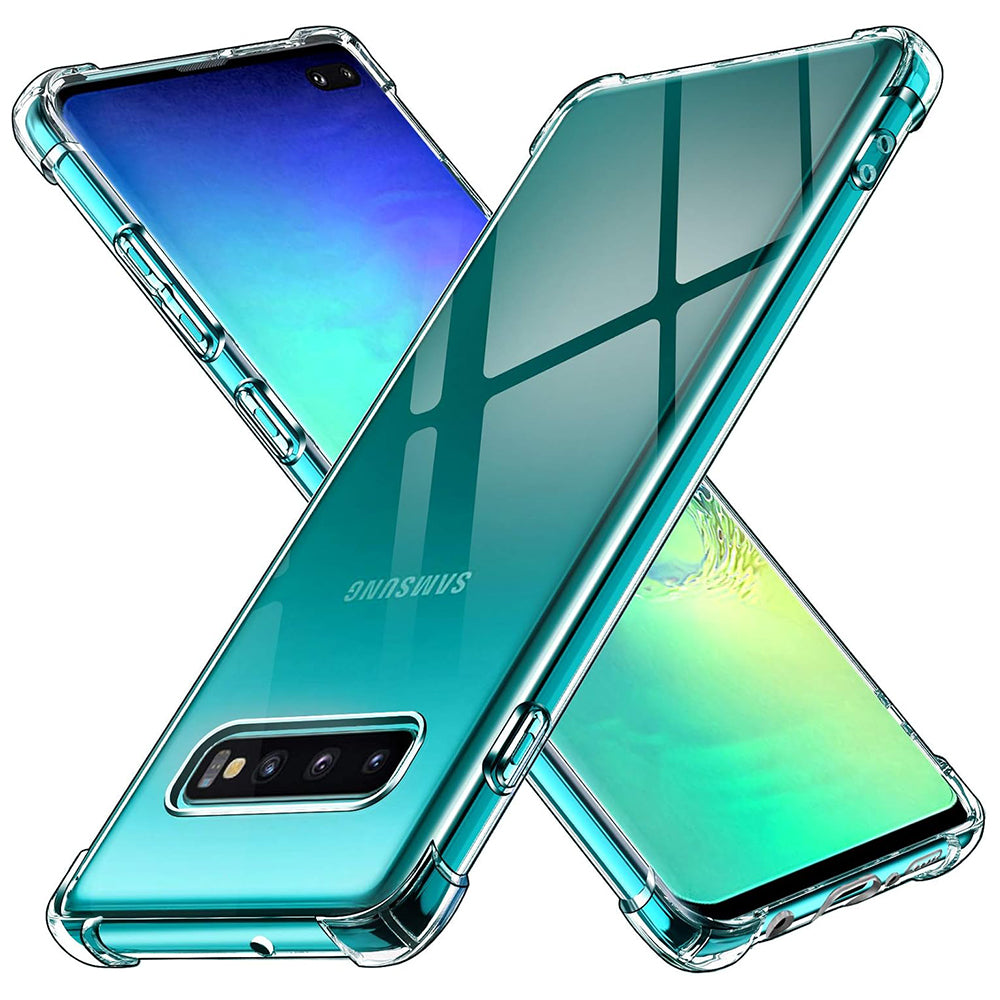 Coque pour Samsung Galaxy S10+ G975, Techsuit, Anti-choc Claire, Transparente