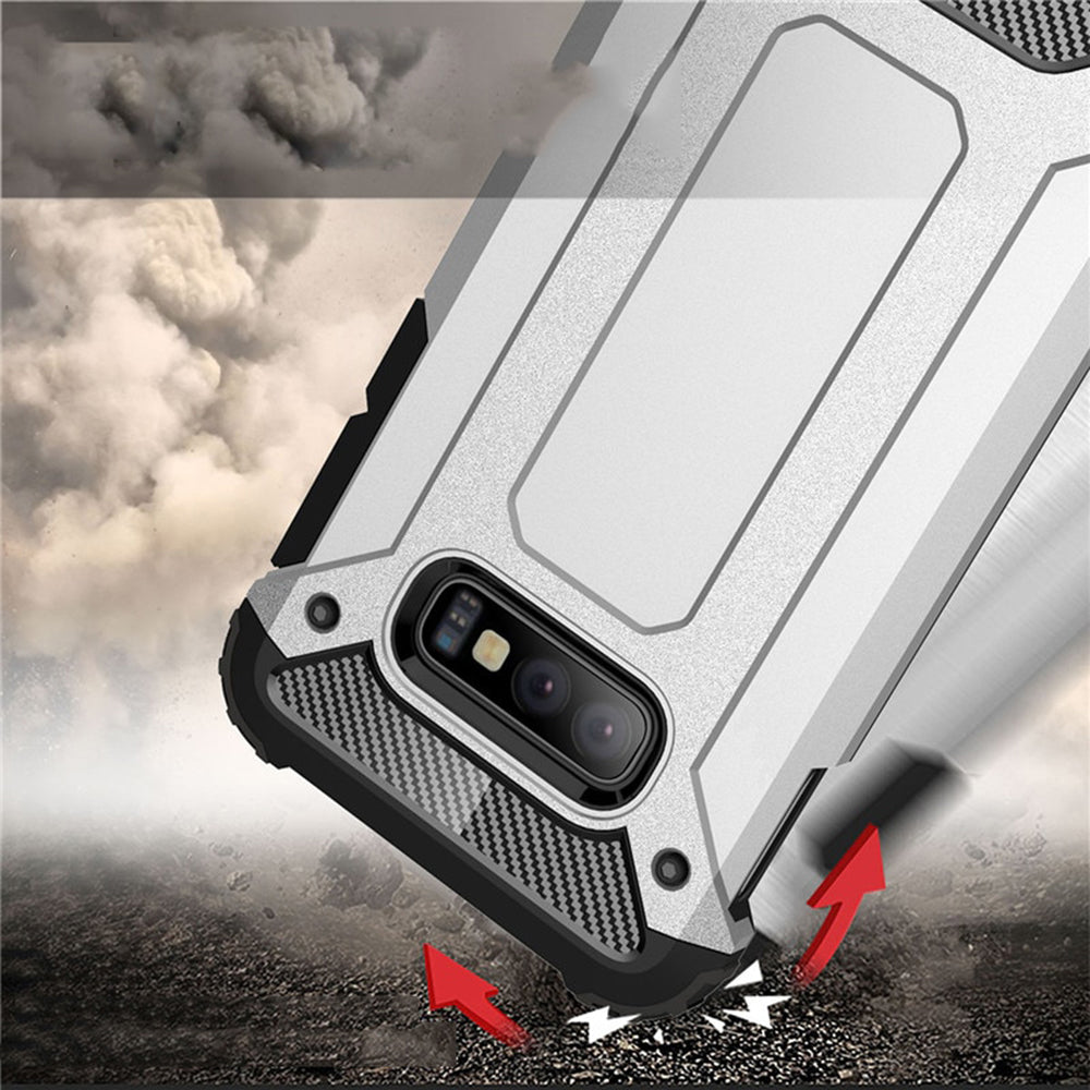 Coque pour Samsung Galaxy S10e G970, Techsuit, Hybrid Armor, Noire